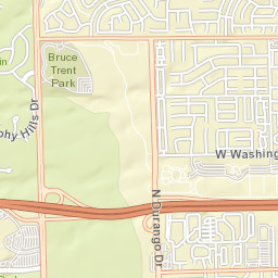 9312 Canyon Run Drive, Las Vegas, NV Street Map