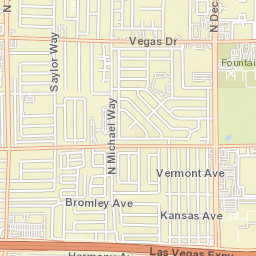 1503 Laurelhurst Dr Las Vegas NV Street Map