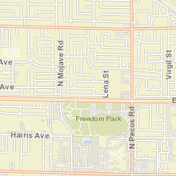 1101-1199 Lena St Las Vegas NV Street Map