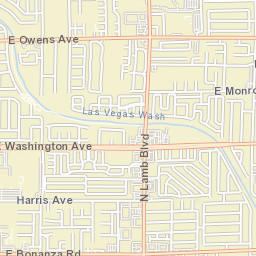 4421-4521 E Van Buren Ave Las Vegas Street Map