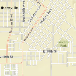 978 N Truman Blvd, Caruthersville, MO Street Map