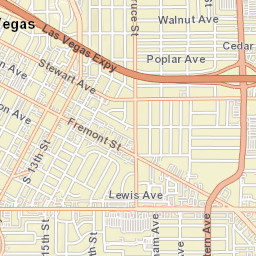 201-217 N 10th St Las Vegas NV Street Map