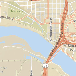 100 N Vancouver Ave, Tulsa, Oklahoma Street Map