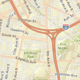 Music Cir, Nashville, TN 37203 Street Map