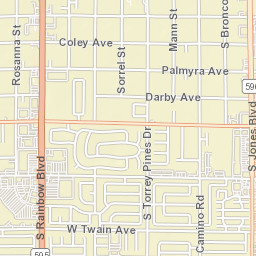 3378 Costa Verde St Las Vegas NV Street Map