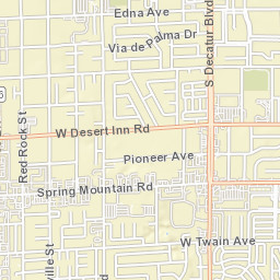 3639-3645 South Van Dyke Avenue, Las Vegas Street Map