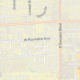 3842 South Spitze Drive Las Vegas NV Street Map