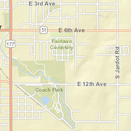 601-699 S Stallard St Stillwater OK Street Map