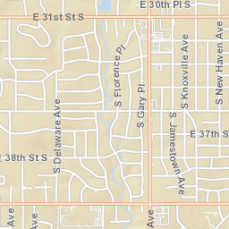 2720 East 41st Street, Tulsa, OK 74105 Street Map