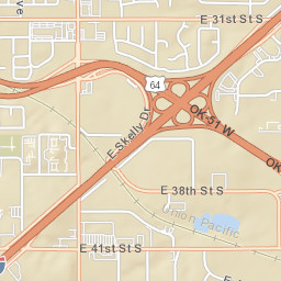 6200-6498 East 38th Street, Tulsa, OK Street Map