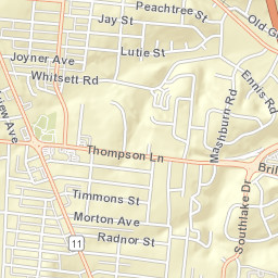 707 Old Glenrose Avenue Nashville TN Street Map