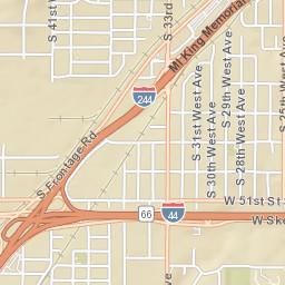 3029-3299 West Skelly Drive Tulsa OK Street Map