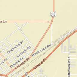 Railroad Street, Dalhart, TX 79022, USA Street Map