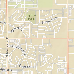 5700-5730 South Memorial Drive, Tulsa, OK Street Map