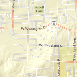 1579-1699 Arkansas 112 Spur, Fayetteville Street Map