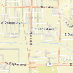 100-398 Rio Bonito St Porterville CA Street Map