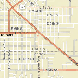 101-199 East 5th Street, Dalhart, TX 79022 Street Map