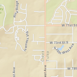 7630 South 26th West Avenue Tulsa Street Map