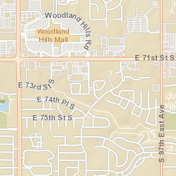 7807 South Mingo Road Tulsa OK Street Map