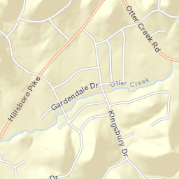 2115 Chickering Ln, Nashville, TN 37215 Street Map