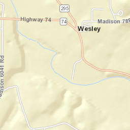 Arkansas 74, Wesley, AR 72773, USA Street Map