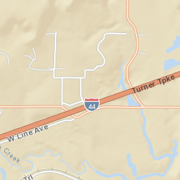 1702 West Line Street, Sapulpa, OK Street Map