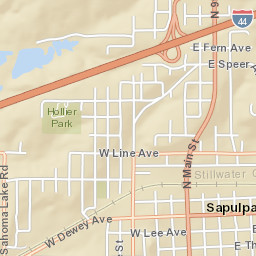 119 South Burnett Street Sapulpa OK Street Map