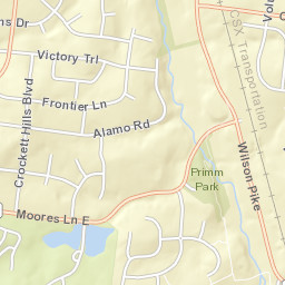 1501 Aberdeen Drive, Brentwood, TN Street Map