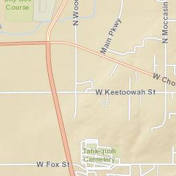 1045-1099 West Delaware Street Tahlequah Street Map