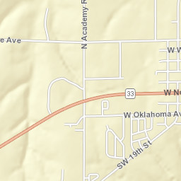 1907 West Warner Avenue, Guthrie, OK Street Map