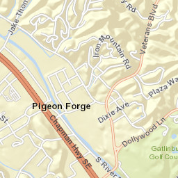 3010 Middle Creek Rd, Pigeon Forge, TN Street Map