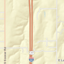 10510-10698 S Pine St Guthrie OK Street Map