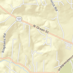 134 Harbison Drive, Morganton, NC  Street Map