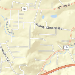 3201-3399 Overlook Drive, Valdese, NC Street Map