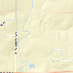 24401-24495 N Western Ave Edmond Street Map