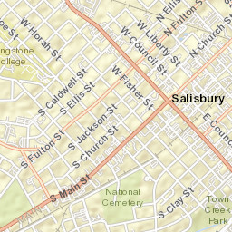 215 West Innes Street, Salisbury, NC 28144 Street Map