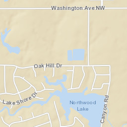 14400-14770 Canyon Road, Yukon, OK Street Map