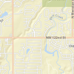 12181-12249 North MacArthur Boulevard Oklahoma City Street Map