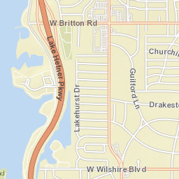9221 Lake Hefner Parkway Oklahoma City OK Street Map