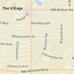 9608 Georgia Ave The Village OK Street Map