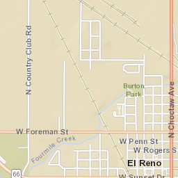 151-199 North Keith Avenue, El Reno, OK  Street Map