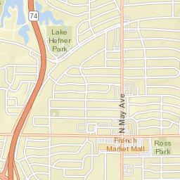 6605 N Ross Ave Oklahoma City OK Street Map