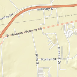 Gallup, NM, USA Street Map