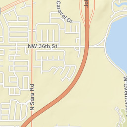 10790-10798 Northwest 31st Street Yukon Street Map