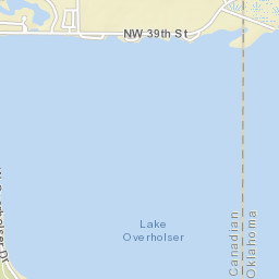 9000-9698 N Overholser Dr, Yukon, OK Street Map