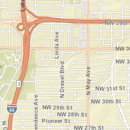 3301-3305 Northwest 40th Street Oklahoma City OK Street Map