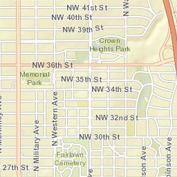 712 Northwest 36th Street, Oklahoma City Street Map
