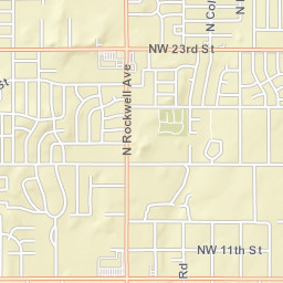 2330-2398 North Alexander Lane Bethany OK Street Map