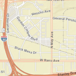 3001-3199 General Pershing Boulevard Oklahoma City OK Street Map