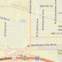 US-270 Oklahoma City OK 73108 Street Map